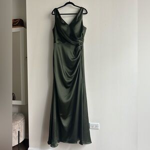 Revelry Dawson Satin Bridesmaid Dress, Size 16